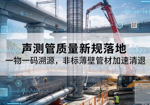泰州声测管质量新规落地，一物一码溯源，非标薄壁管材加速清退